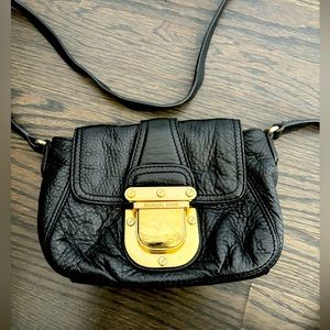 MICHAEL Michael Kors Black Leather Crossbody Bag